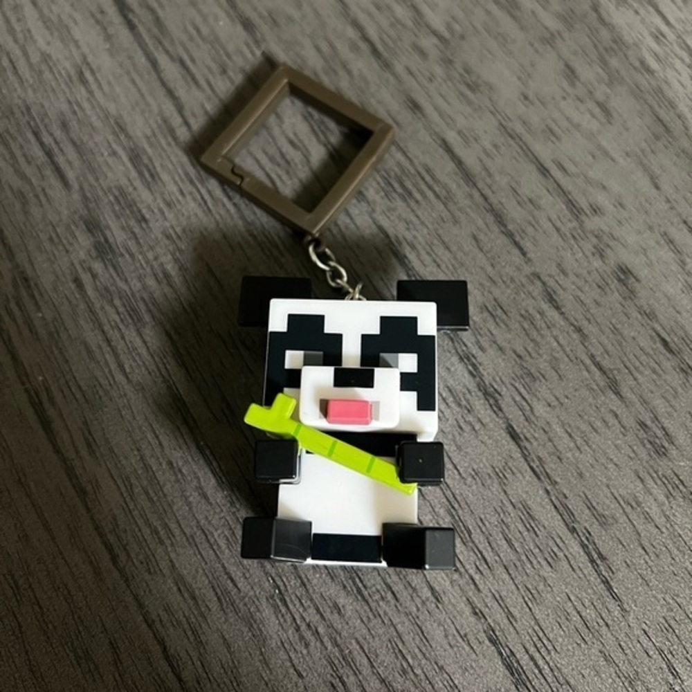 Minecraft Panda Keychain